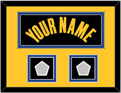 Golden State Name & 2 Champions Patches - Black City (2021-2022) - Signature Tier 7