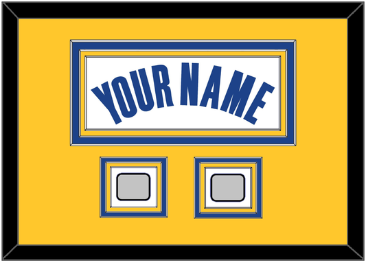 Golden State Name & 2 Champions Patches - White Association - Premier Tier 5