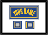 Golden State Name & 2 Champions Patches - Blue Icon - Triple Mat 1