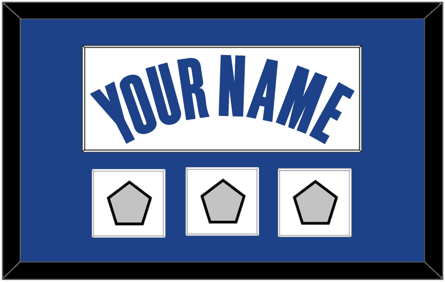 Golden State Name & 3 Champions Patches - White Association - Essential Tier 1