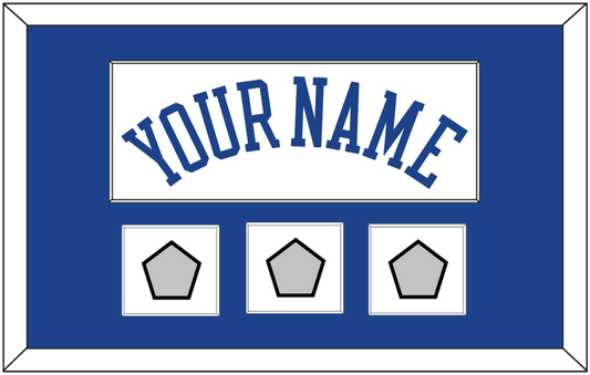 Golden State Name & 3 Finals Patches - Home White (2010-2019) - Essential Tier 1