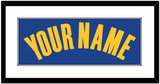 Golden State Name - Blue Icon - Single Mat 1