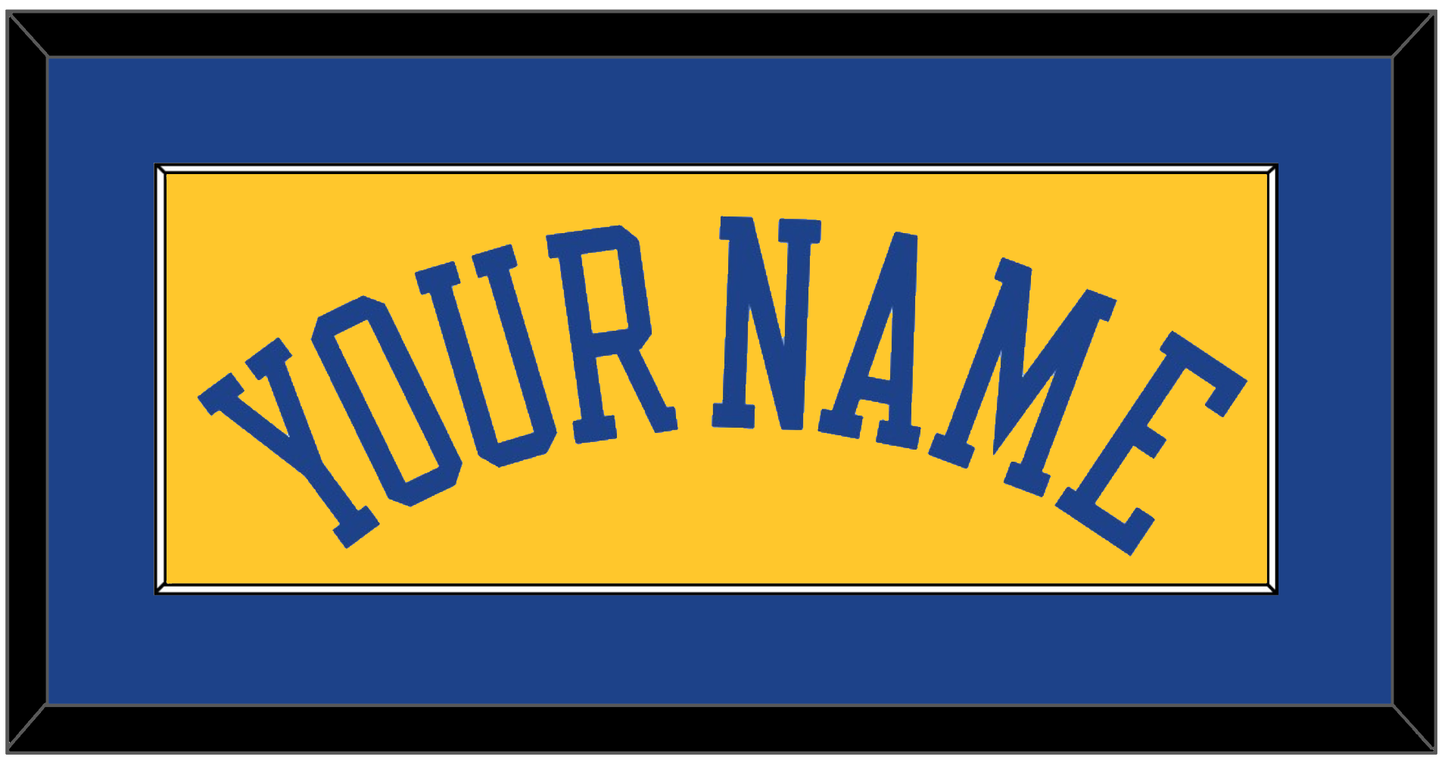 Golden State Name - Alternate Yellow (2013) - Essential Tier 2