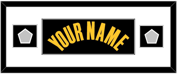 Golden State Name & 2 Champions Patches - Black City (2021-2022) - Single Mat 2