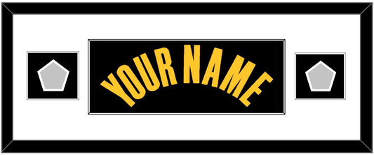 Golden State Name & 2 Finals Patches - Black City (2021-2022) - Essential Tier 2