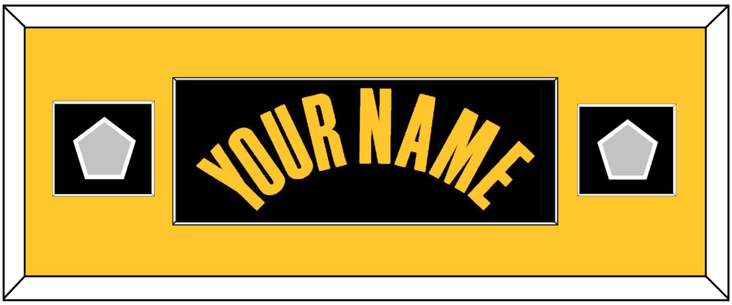 Golden State Name & 2 Finals Patches - Black City (2021-2022) - Essential Tier 6