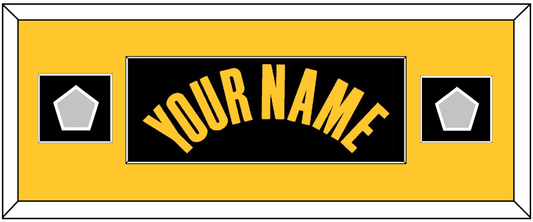 Golden State Name & 2 Finals Patches - Black City (2021-2022) - Essential Tier 6