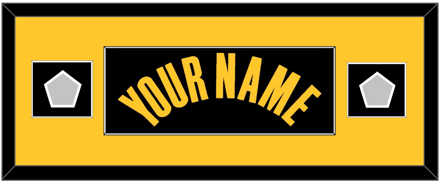 Golden State Name & 2 Finals Patches - Black City (2021-2022) - Essential Tier 6