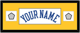 Golden State Name & 2 Finals Patches - Home White (2010-2019) - Single Mat 4