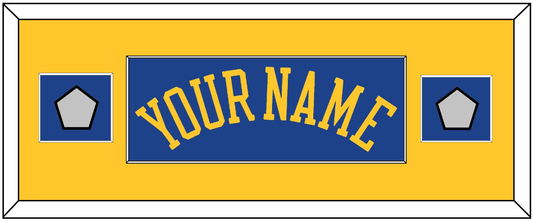 Golden State Name & 2 Finals Patches - Road Blue (2010-2019) - Essential Tier 4