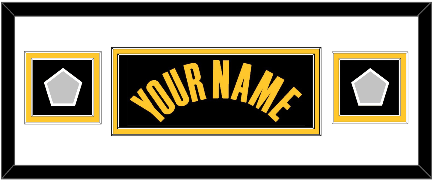 Golden State Name & 2 Champions Patches - Black City (2021-2022) - Signature Tier 4