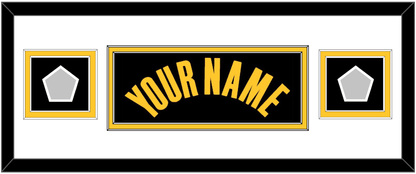 Golden State Name & 2 Finals Patches - Black City (2021-2022) - Signature Tier 4