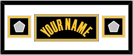 Golden State Name & 2 Finals Patches - Black City (2021-2022) - Signature Tier 4