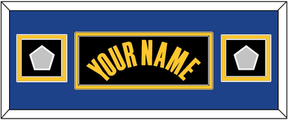 Golden State Name & 2 Finals Patches - Black City (2021-2022) - Signature Tier 6