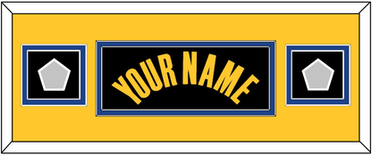 Golden State Name & 2 Champions Patches - Black City (2021-2022) - Signature Tier 8
