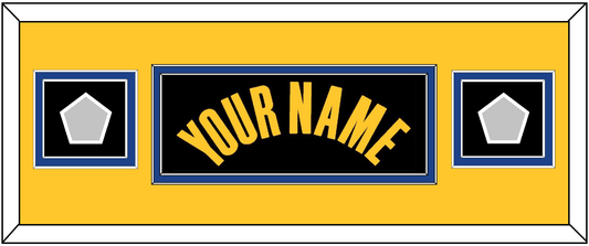 Golden State Name & 2 Champions Patches - Black City (2021-2022) - Signature Tier 8