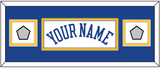 Golden State Name & 2 Champions Patches - Home White (2010-2019) - Double Mat 4