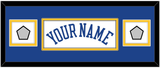 Golden State Name & 2 Finals Patches - Home White (2010-2019) - Double Mat 4