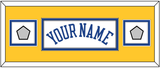 Golden State Name & 2 Finals Patches - Home White (2010-2019) - Double Mat 6