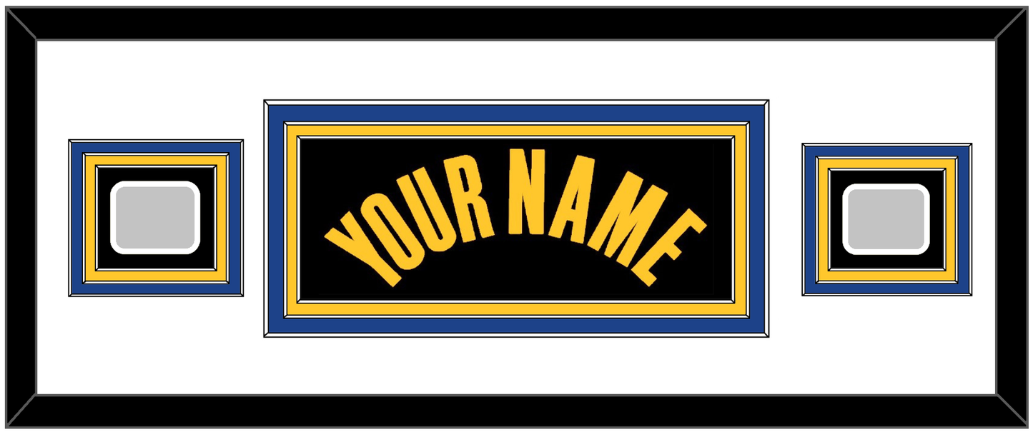 Golden State Name & 2 Champions Patches - Black City (2021-2022) - Premier Tier 2