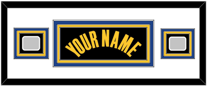 Golden State Name & 2 Champions Patches - Black City (2021-2022) - Premier Tier 2