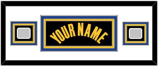 Golden State Name & 2 Champions Patches - Black City (2021-2022) - Premier Tier 2