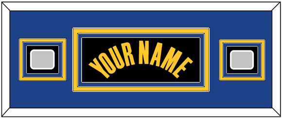 Golden State Name & 2 Champions Patches - Black City (2021-2022) - Triple Mat 6