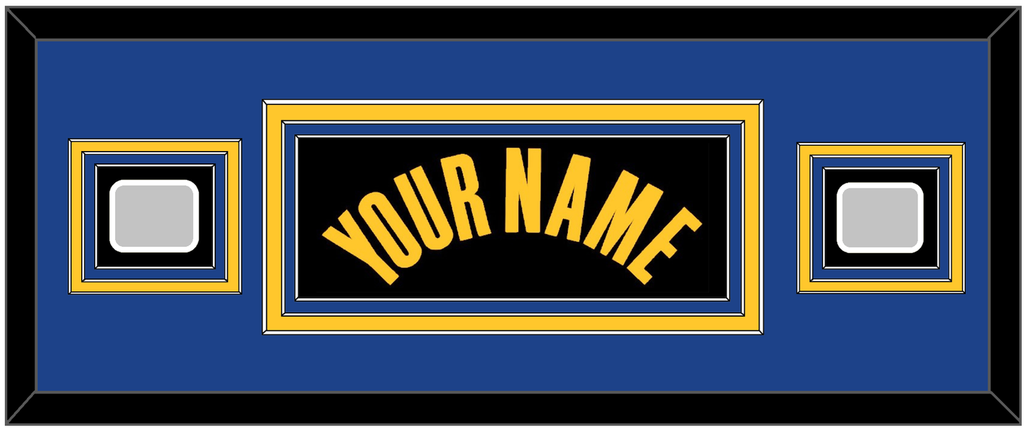 Golden State Name & 2 Champions Patches - Black City (2021-2022) - Premier Tier 6