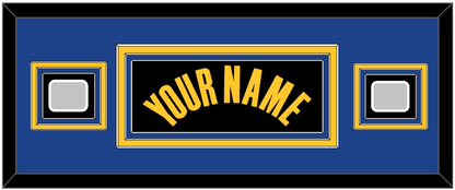 Golden State Name & 2 Finals Patches - Black City (2021-2022) - Premier Tier 6