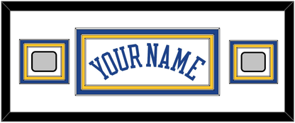Golden State Name & 2 Champions Patches - Home White (2010-2019) - Premier Tier 2
