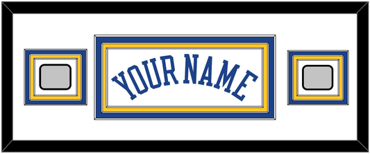 Golden State Name & 2 Finals Patches - Home White (2010-2019) - Premier Tier 2