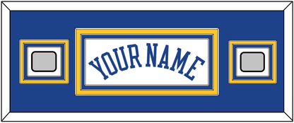 Golden State Name & 2 Champions Patches - Home White (2010-2019) - Premier Tier 4