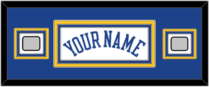 Golden State Name & 2 Champions Patches - Home White (2010-2019) - Premier Tier 4