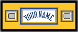 Golden State Name & 2 Champions Patches - Home White (2010-2019) - Triple Mat 6