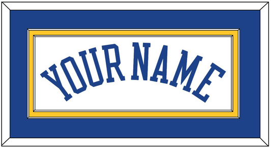 Golden State Name - Home White (2010-2019) - Signature Tier 2