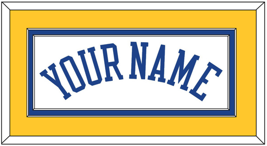 Golden State Name - Home White (2010-2019) - Signature Tier 3