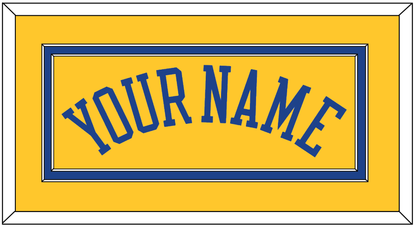 Golden State Name - Alternate Yellow (2013) - Signature Tier 2