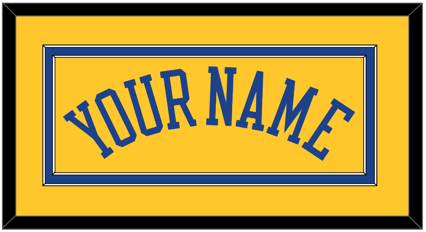 Golden State Name - Alternate Yellow (2013) - Signature Tier 2