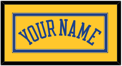 Golden State Name - Alternate Yellow (2013) - Signature Tier 2