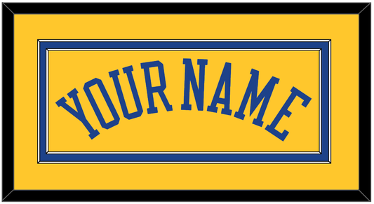 Golden State Name - Alternate Yellow (2013) - Signature Tier 2
