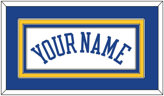 Golden State Name - Home White (2010-2019) - Premier Tier 2