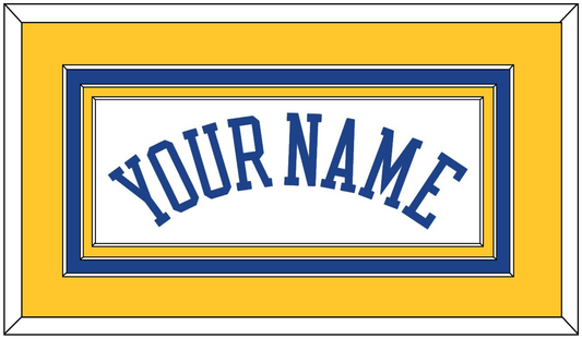 Golden State Name - Home White (2010-2019) - Premier Tier 3