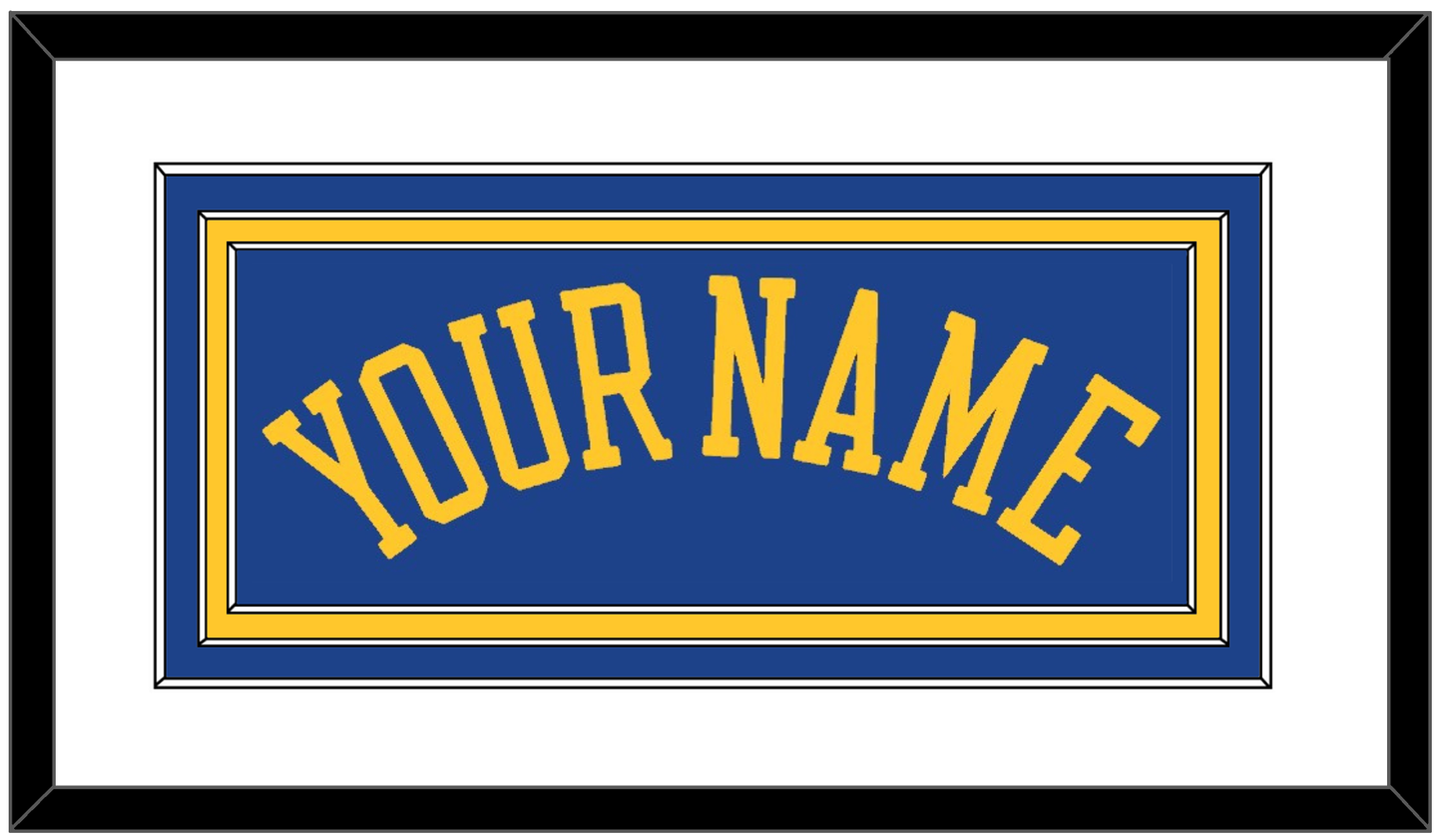 Golden State Name - Road Blue (2010-2019) - Premier Tier 1