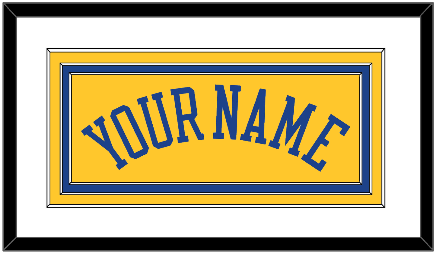 Golden State Name - Alternate Yellow (2013) - Premier Tier 1