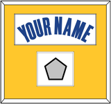 Golden State Name & Champions Patch - White Association - Single Mat 2