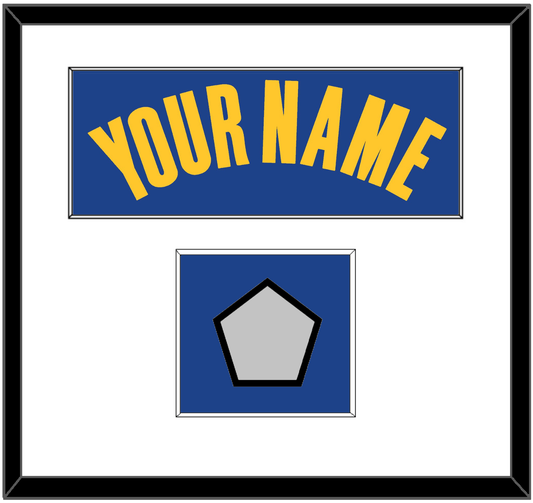 Golden State Name & Champions Patch - Blue Icon - Essential Tier 1