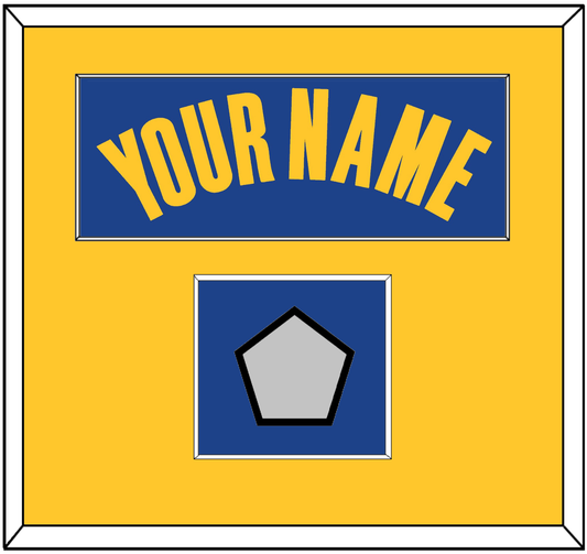 Golden State Name & Finals Patch - Blue Icon - Essential Tier 2