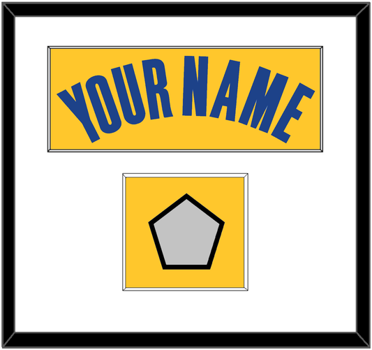 Golden State Name & Champions Patch - Yellow Statement (2019-2022) - Essential Tier 1