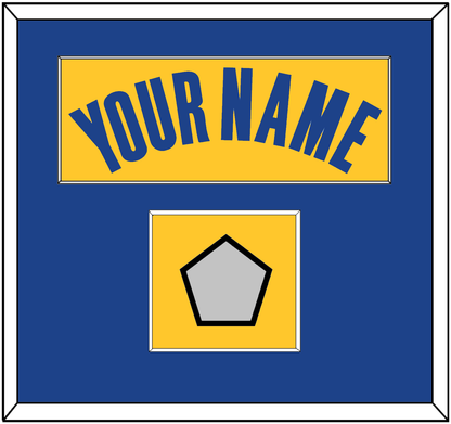 Golden State Name & Champions Patch - Yellow Statement (2019-2022) - Essential Tier 2