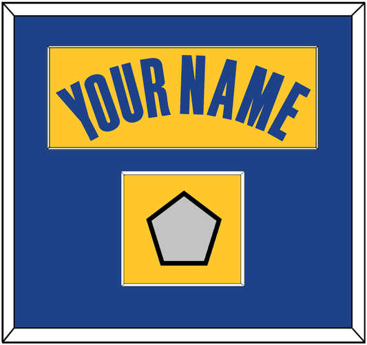 Golden State Name & Champions Patch - Yellow Statement (2019-2022) - Essential Tier 2